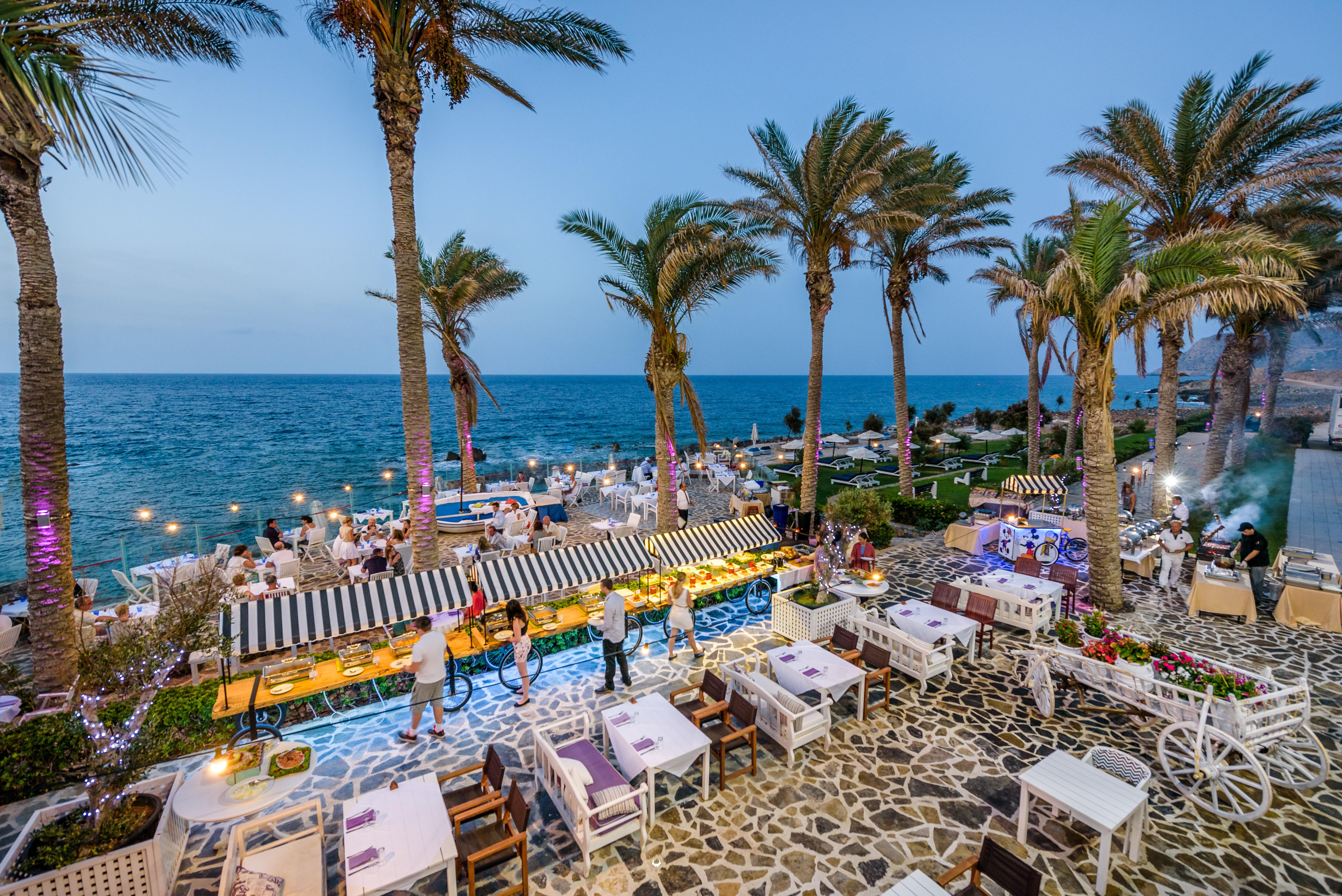 Minos Imperial Luxury Beach Resort & Spa Milatos Zewnętrze zdjęcie The beach at the resort
