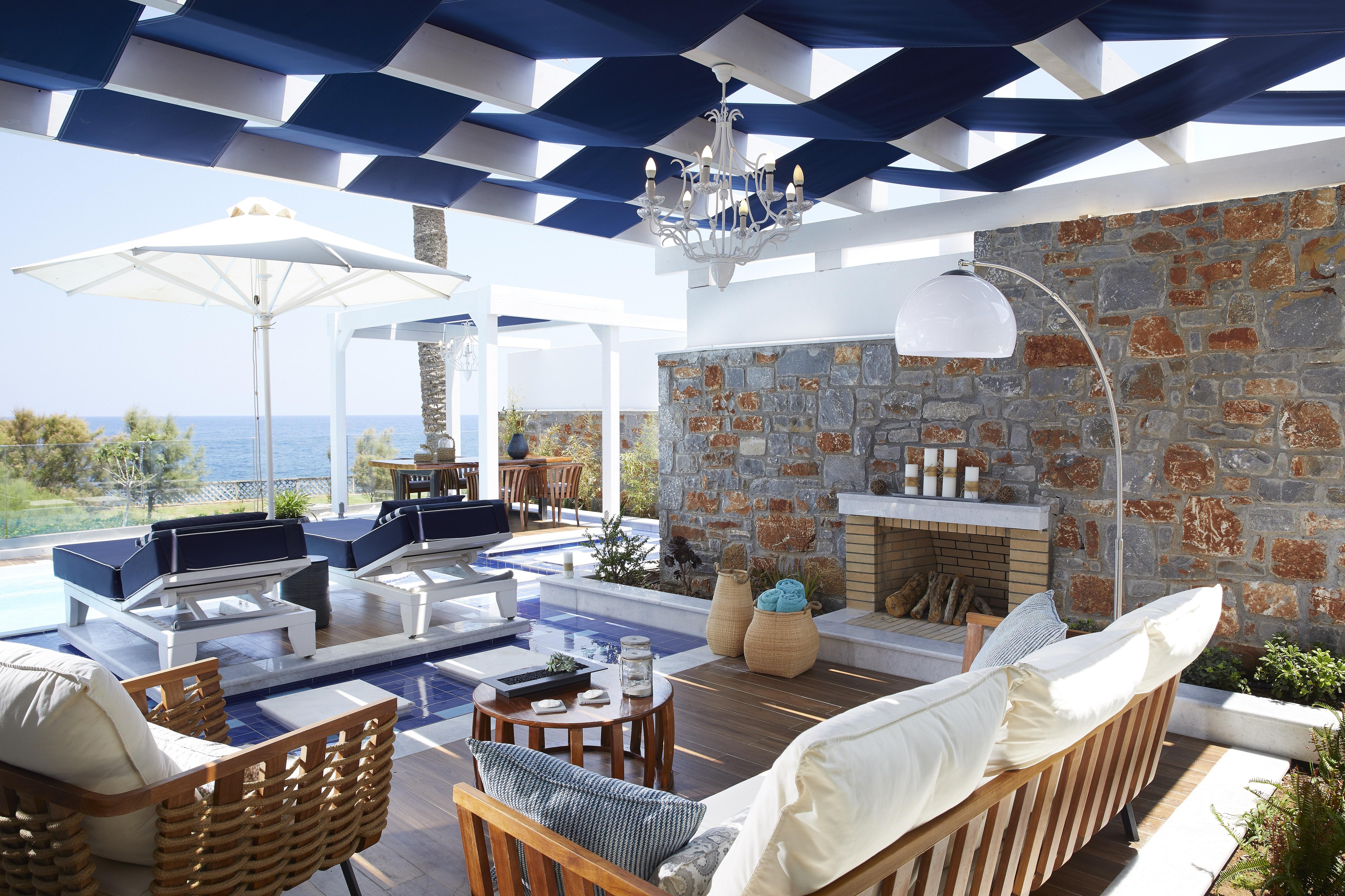 Minos Imperial Luxury Beach Resort & Spa Milatos Zewnętrze zdjęcie Interior of a villa