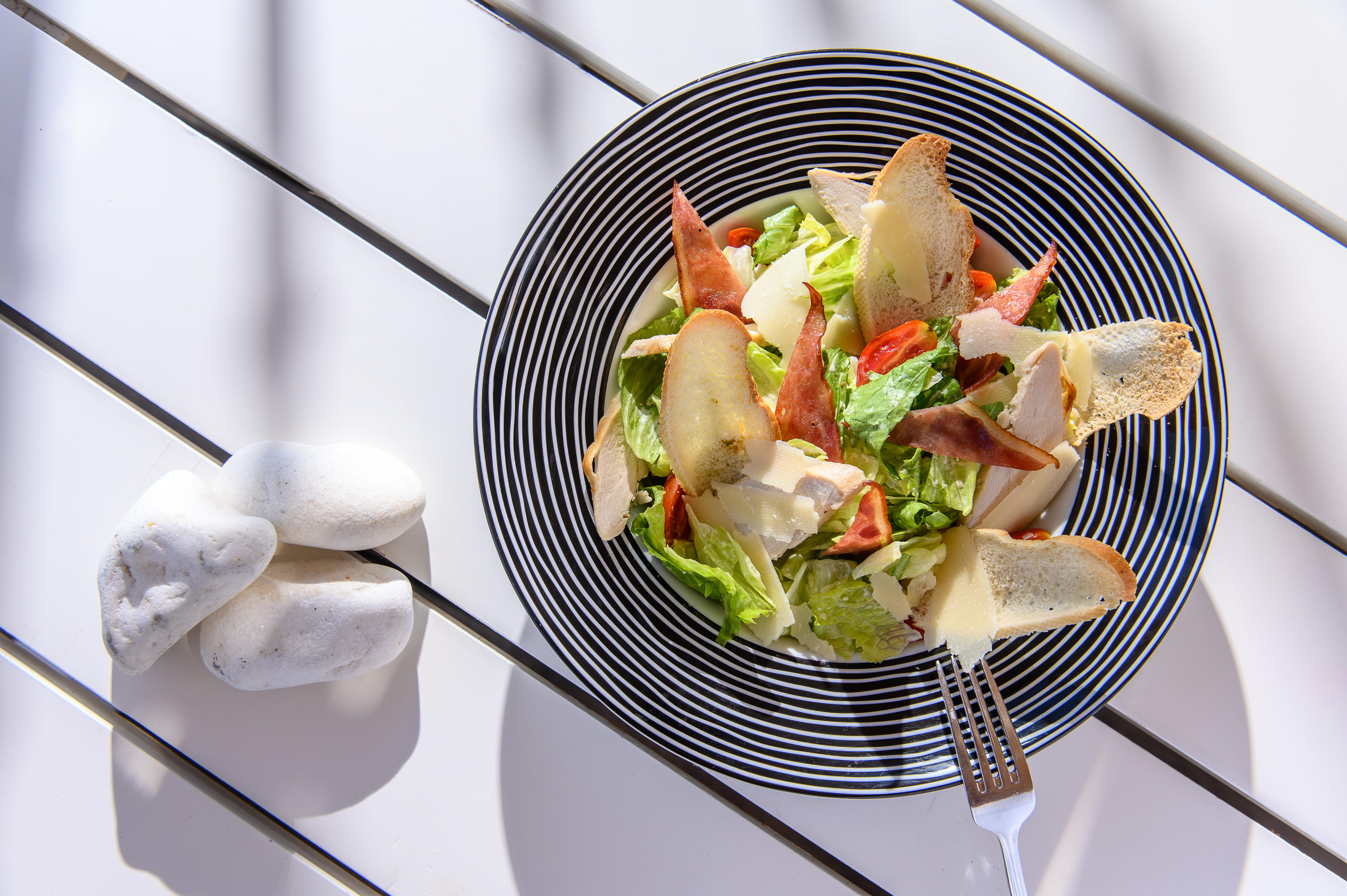 Minos Imperial Luxury Beach Resort & Spa Milatos Zewnętrze zdjęcie A Caesar salad