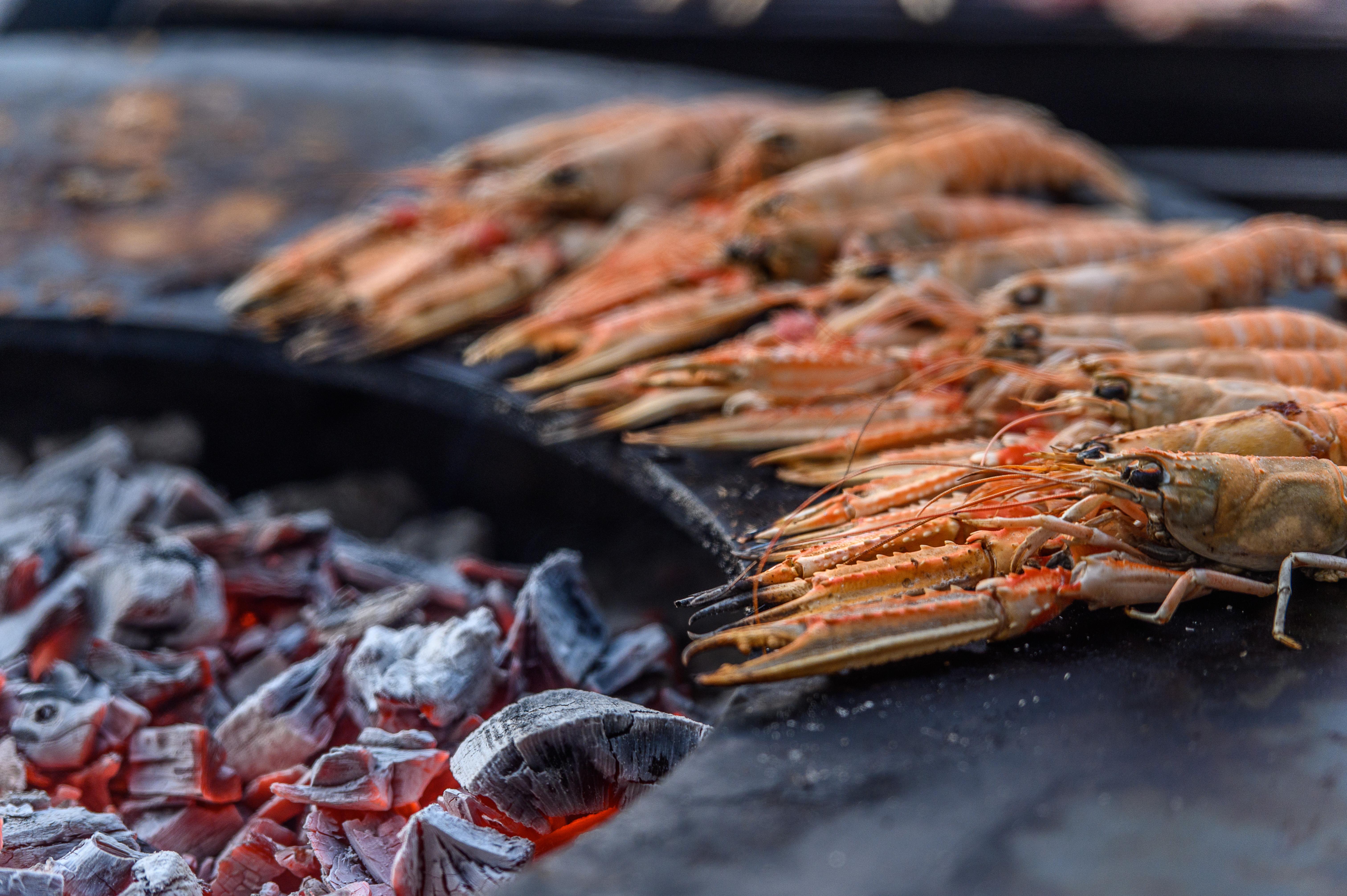Minos Imperial Luxury Beach Resort & Spa Milatos Zewnętrze zdjęcie Grilled prawns