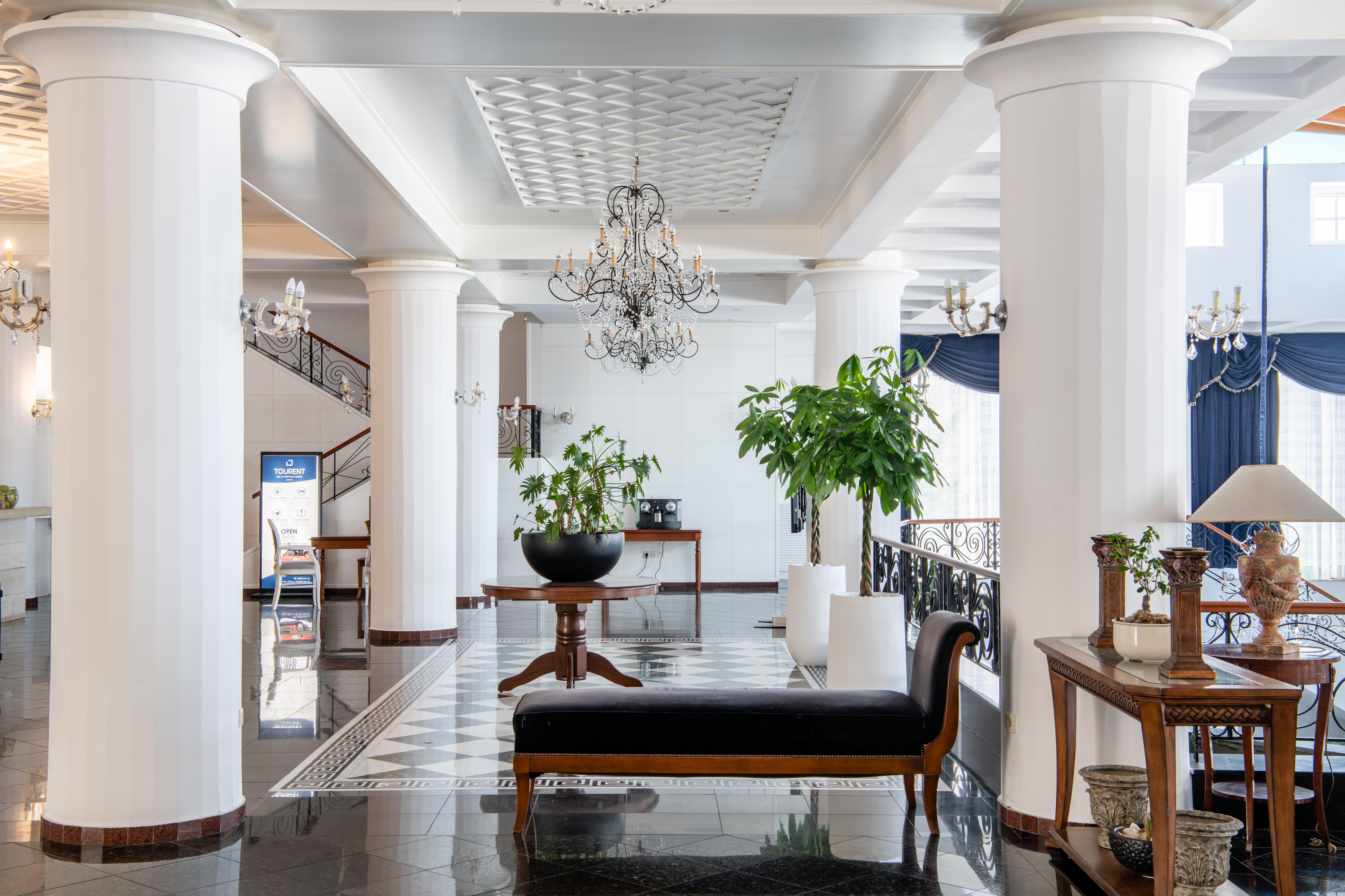 Minos Imperial Luxury Beach Resort & Spa Milatos Zewnętrze zdjęcie The lobby of the hotel